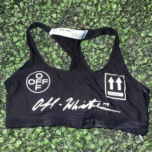 100% authentic Virgil Abloh off white sports bra. Size S worn once.